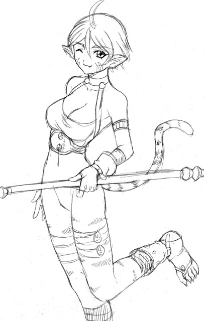 Random Catgirls 7 page 8 full