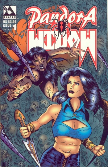 Pandora / Widow #1 cover