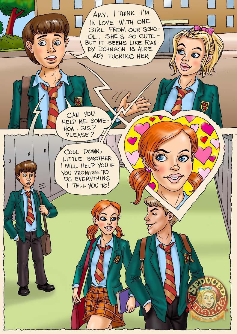Amanda - Helping My Brother Out page 1 full