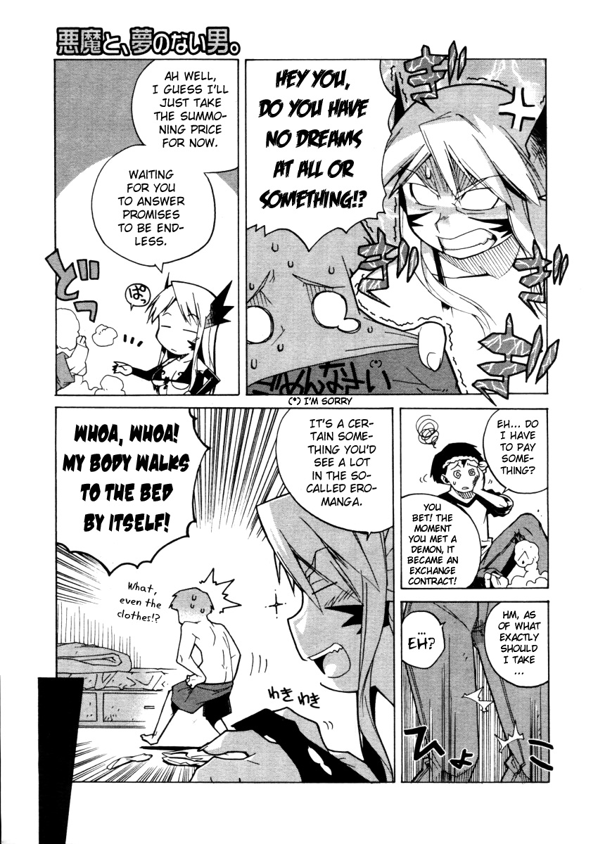 Akuma to, Yume no nai Otoko. | The Demon &amp; the Dreamless Guy page 3 full