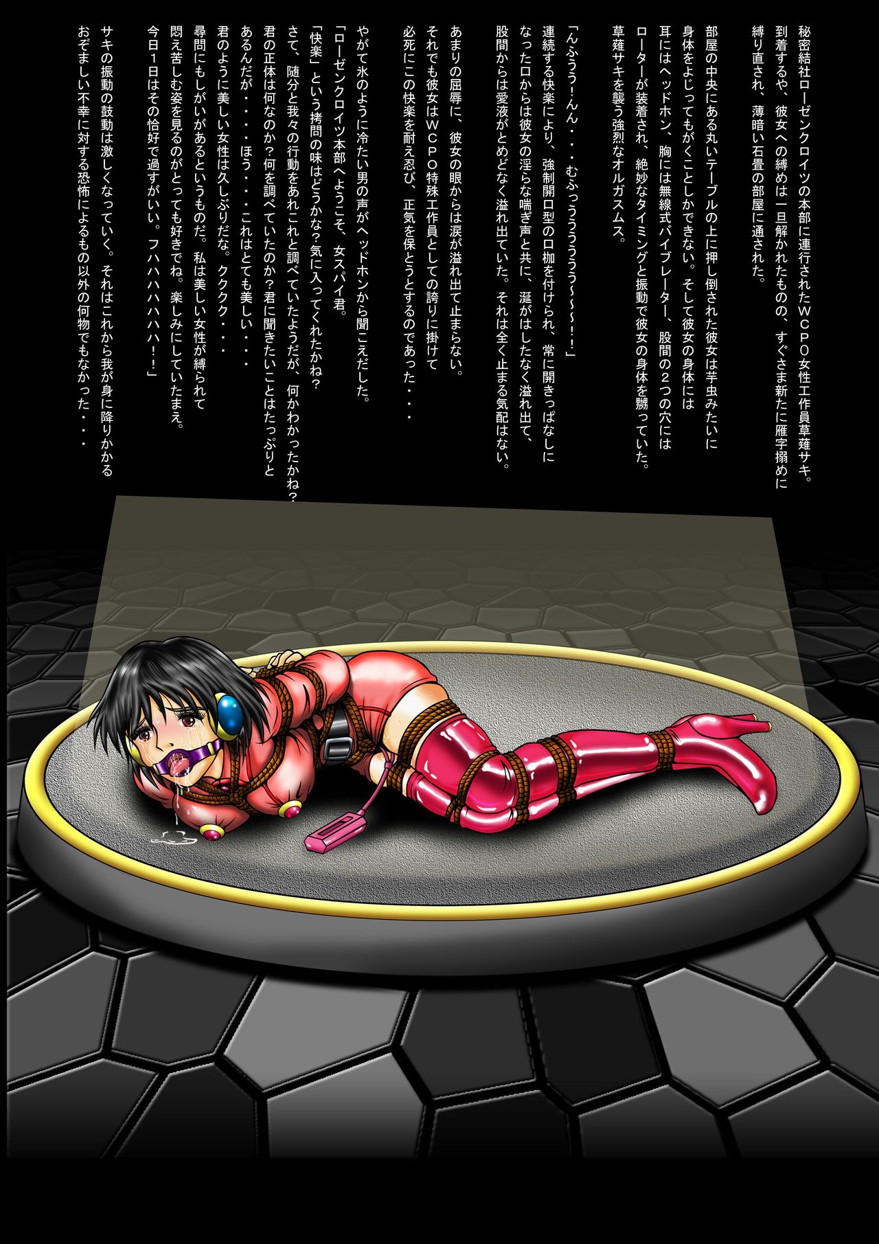 WCPO Josei Sousakan Kusanagi Saki Kinbaku Illust Shuu "Monzetsu Nawa Ryoujoku" page 4 full