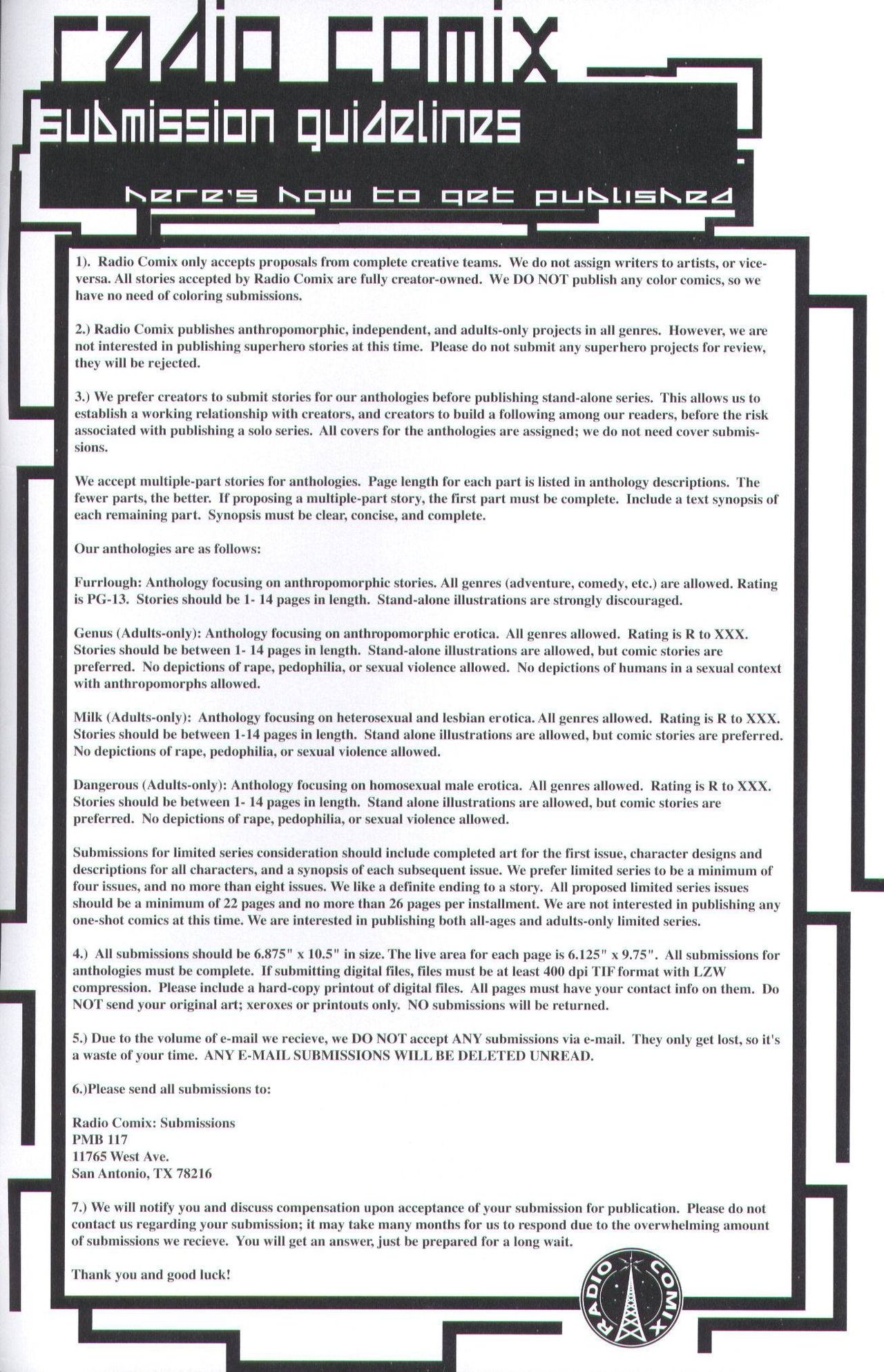 Genus Male #4 page 1 full