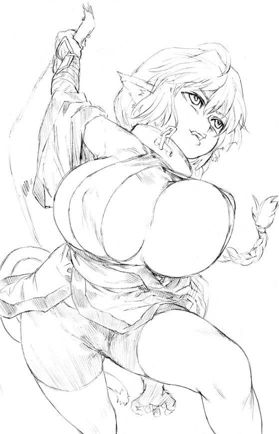 Big Breasts Series : Catgirls page 9 full