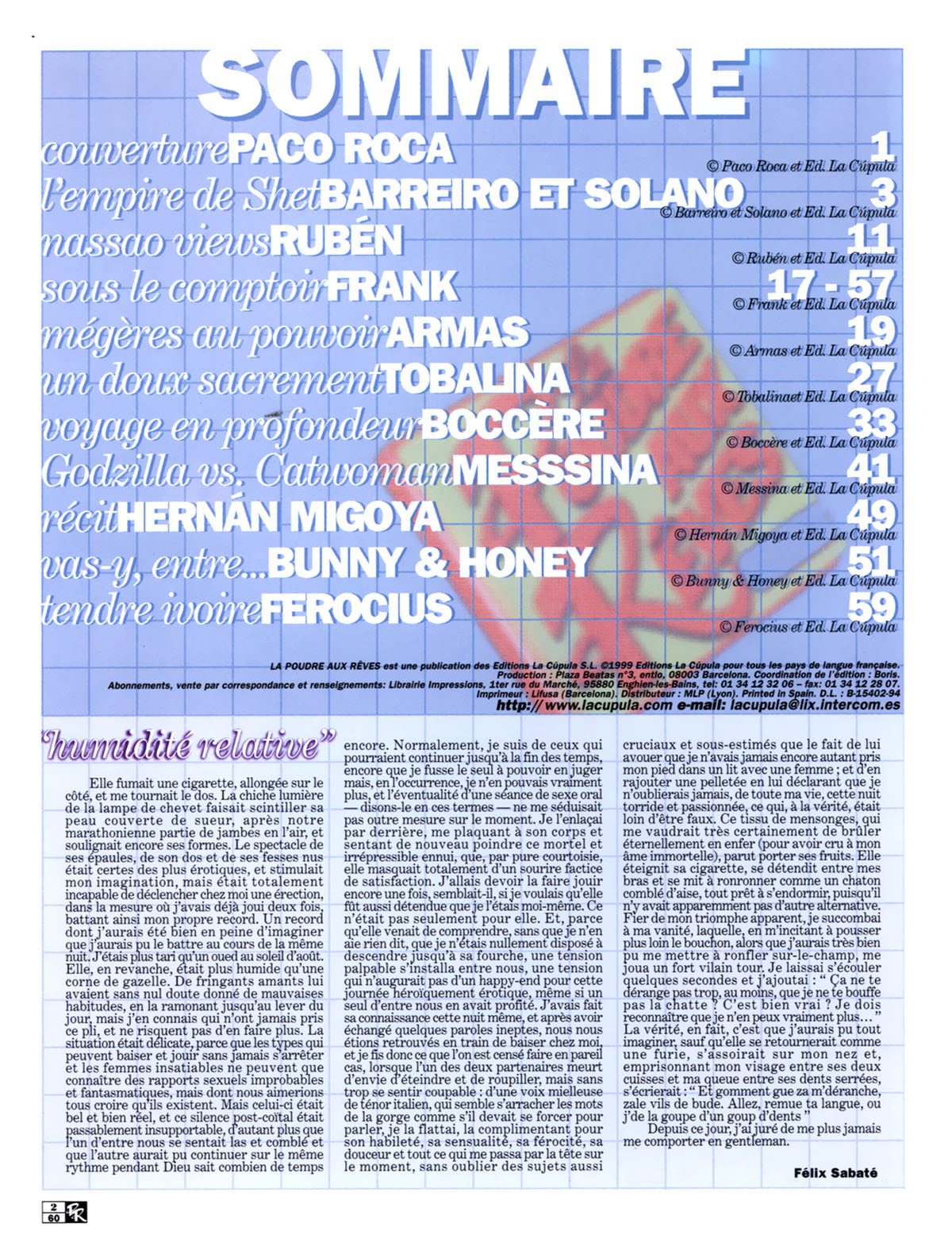 La poudre aux r&ecirc;ves  60 page 2 full