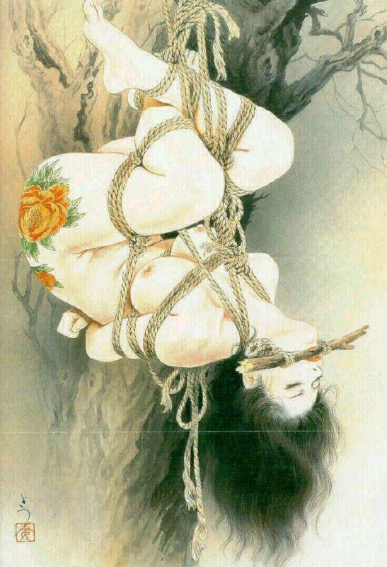 Illustrations of Beautiful Women with tattoos and bondages page 2 full