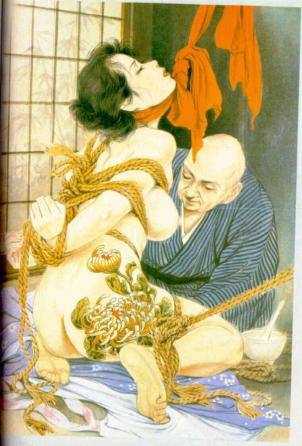 Illustrations of Beautiful Women with tattoos and bondages page 3 full