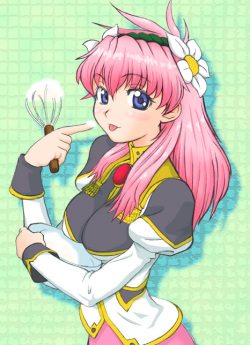 Pink hair