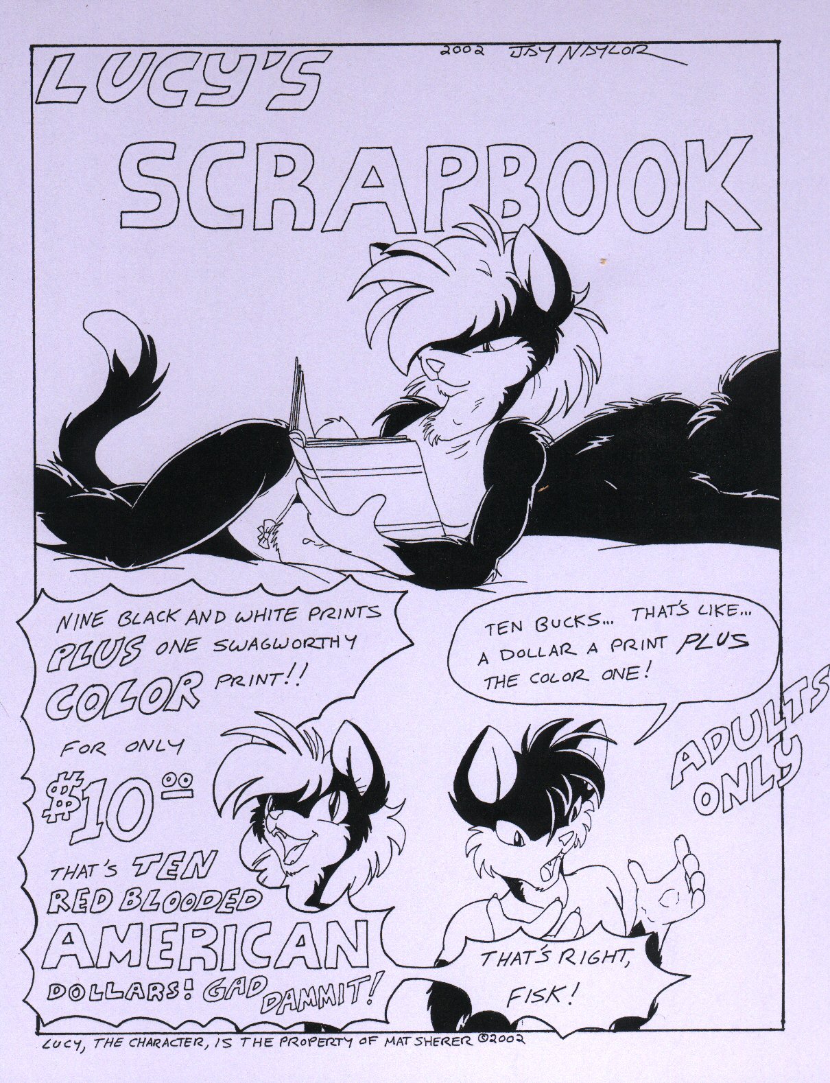 Lucy's Scrapbook page 1 full