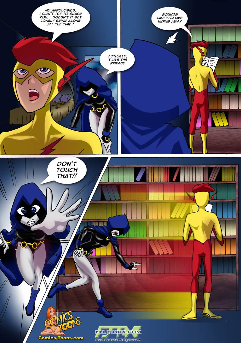 Raven X Kid Flash page 2 full