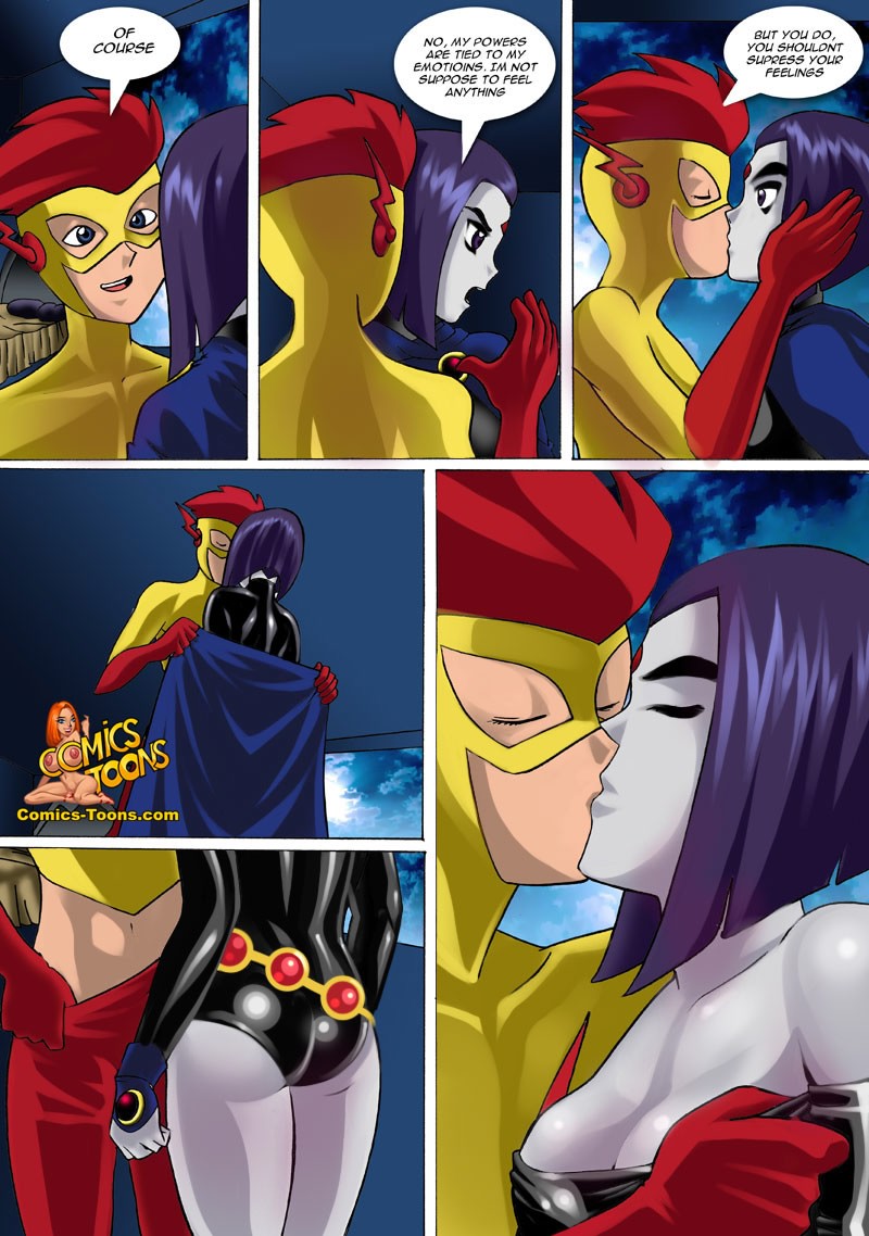 Raven X Kid Flash page 5 full