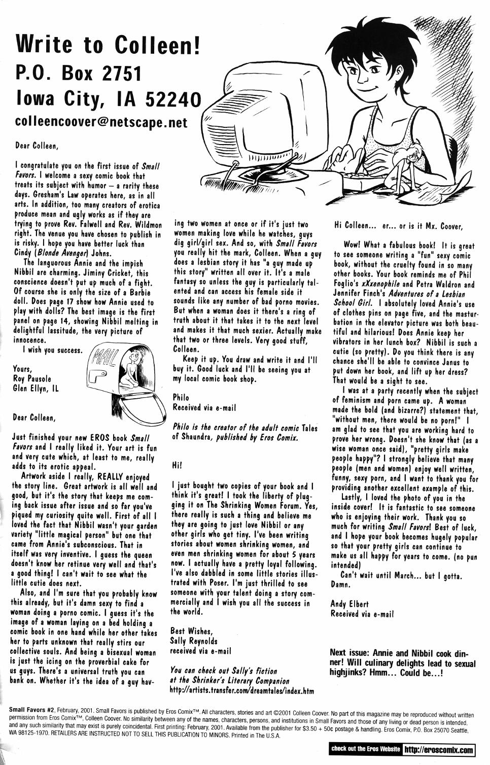Small Favors Issue #2 ENG page 3 full