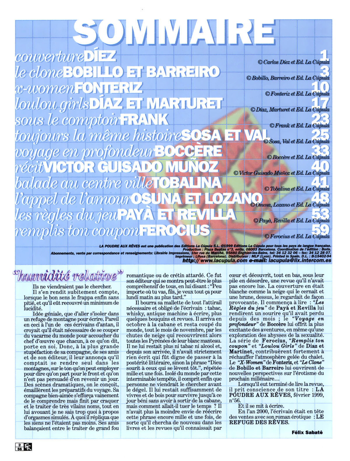 La poudre aux r&ecirc;ves  56 page 2 full