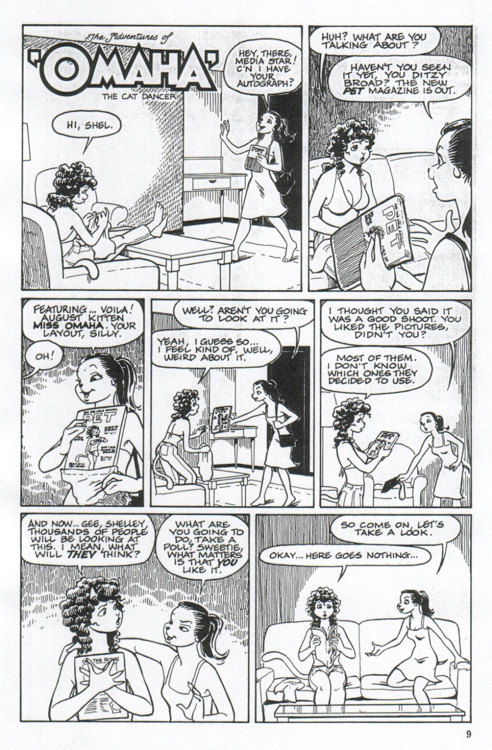 Omaha the Cat Dancer - Volume #1 page 9 full