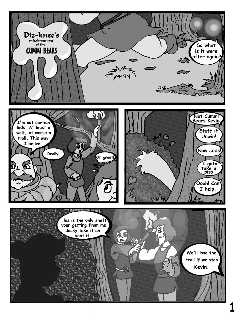 Misadventures of the Cummi Bears page 1 full