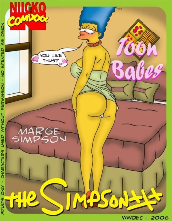 Toon Babes - Marge Simpson cover