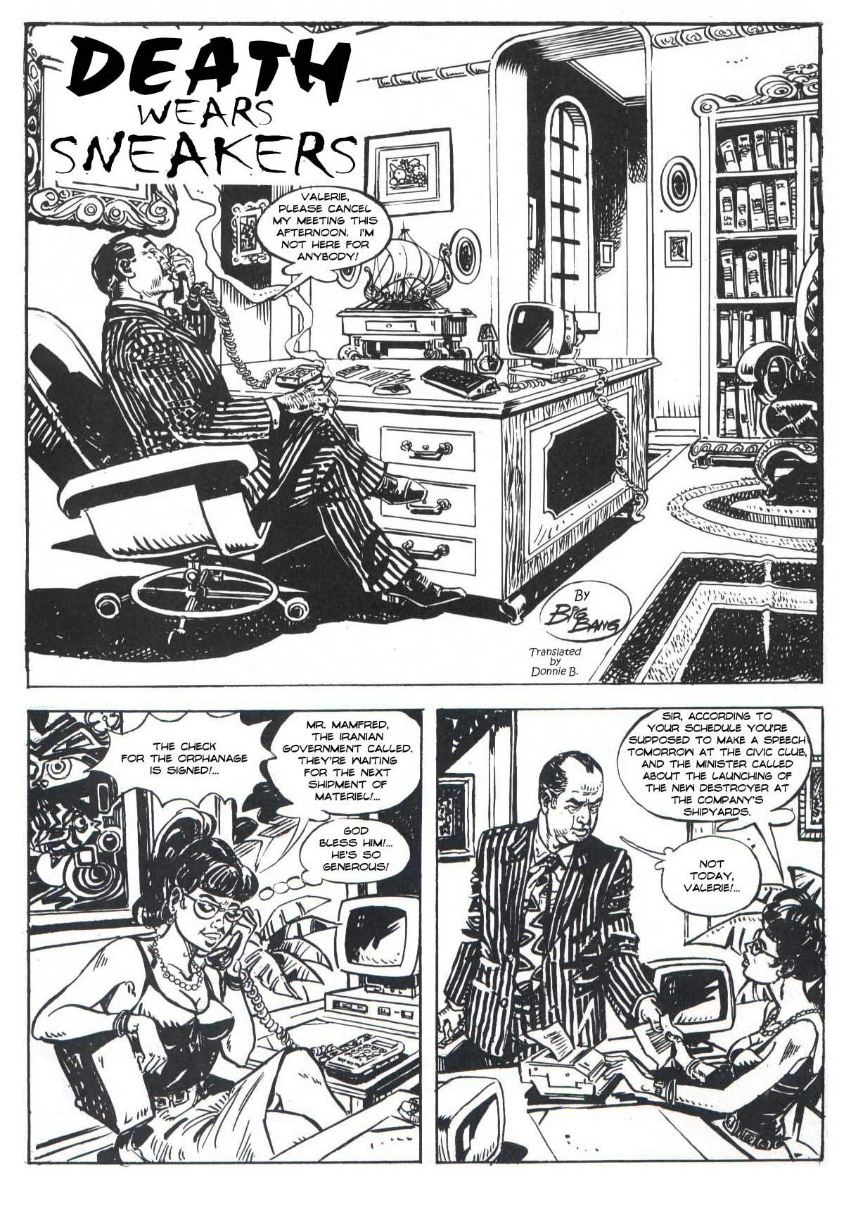 Death Wears Sneakers page 1 full