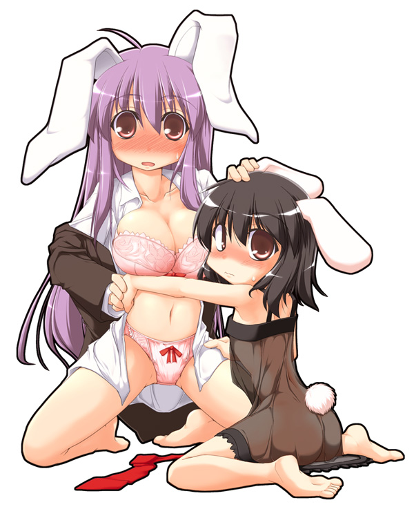 touhou 11 - tewi/reisen and flandre/remilia pairings page 1 full