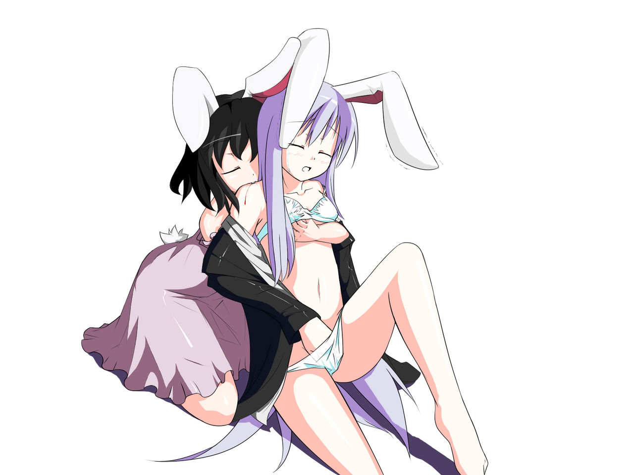 touhou 11 - tewi/reisen and flandre/remilia pairings page 9 full