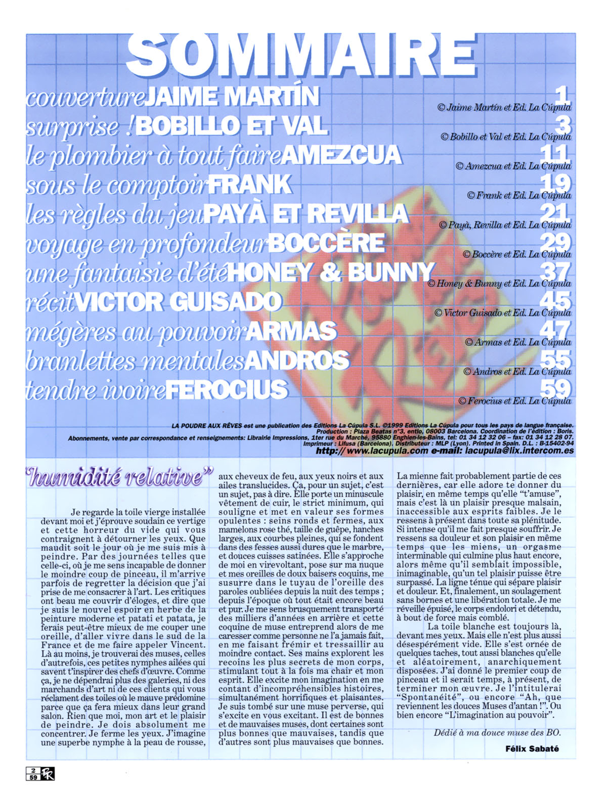 La poudre aux r&ecirc;ves  59 page 2 full