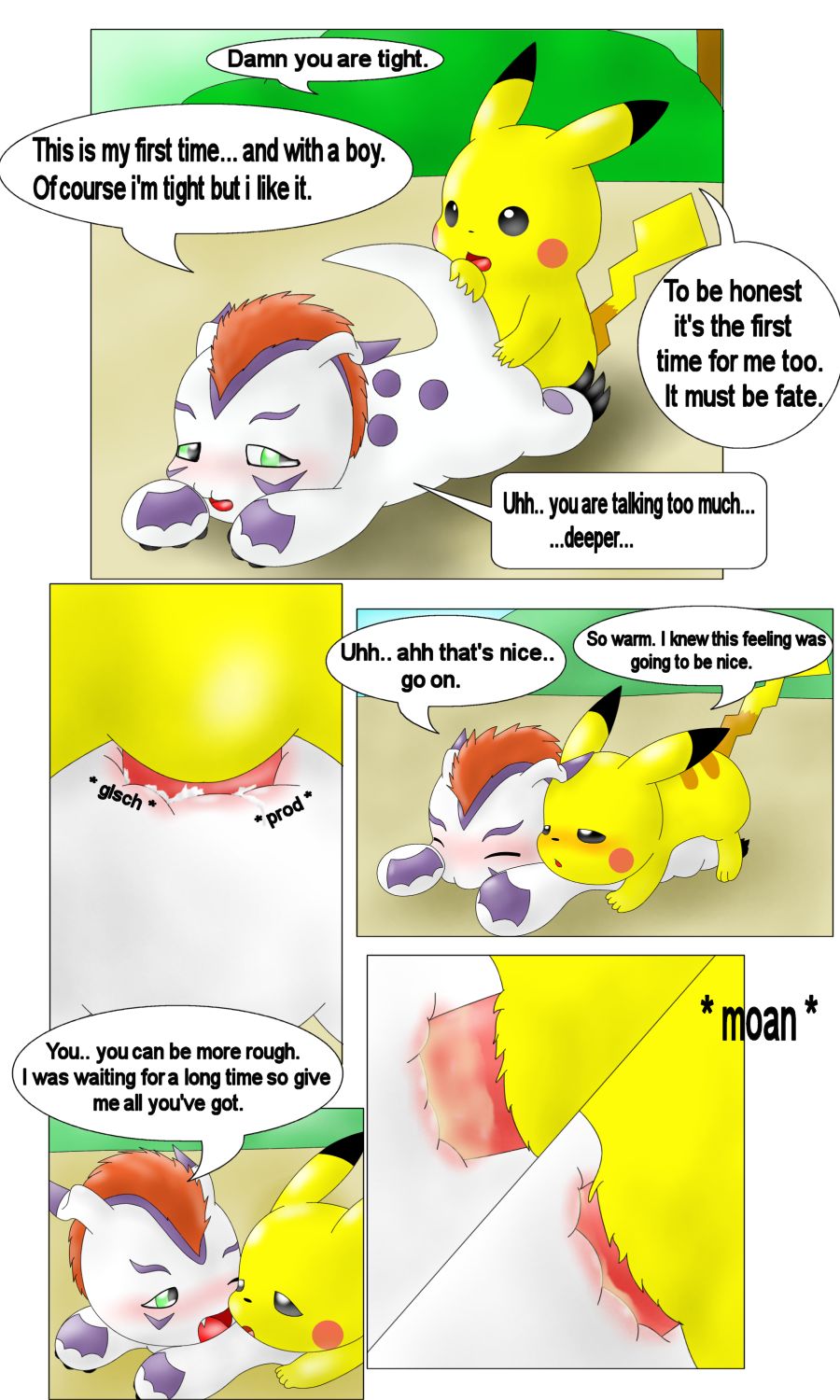 Pikachu and Gomamon page 5 full