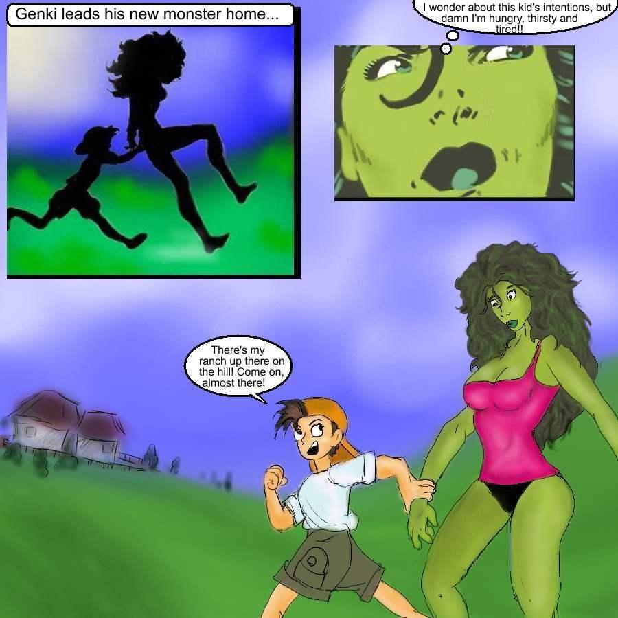 Genki X She-Hulk page 4 full