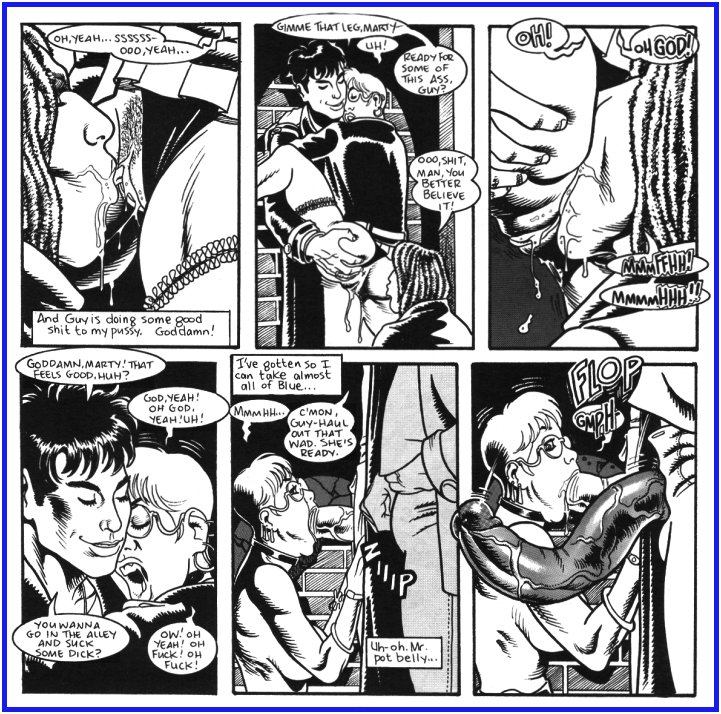 Boy Blue and Marty - b&amp;w page 9 full