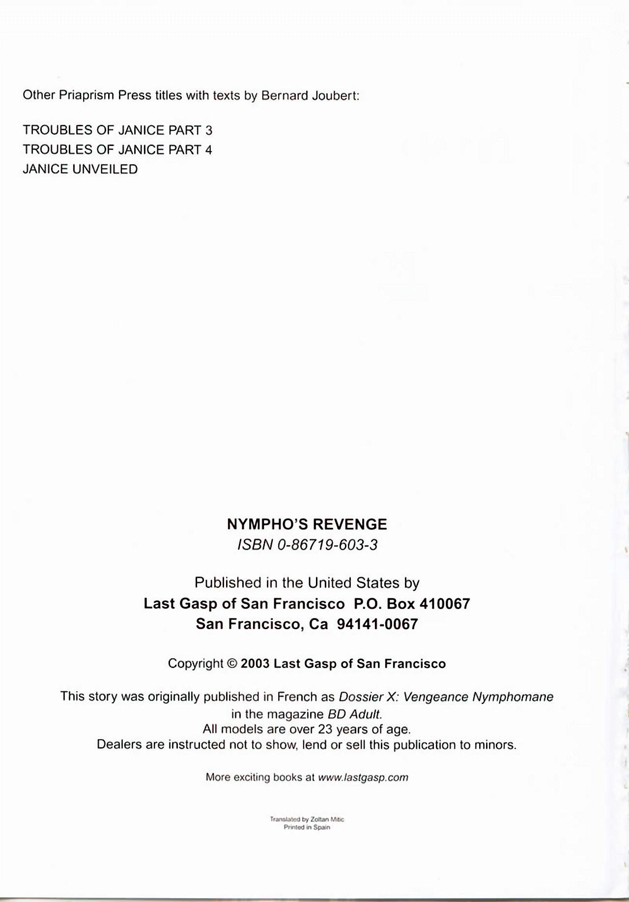 Nympho's Revenge page 3 full