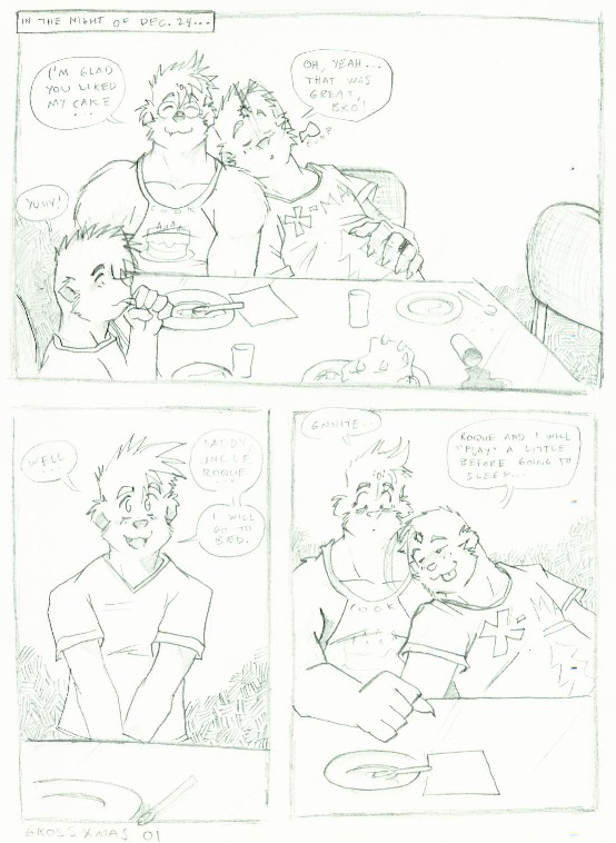 Gross comic xmas special page 1 full