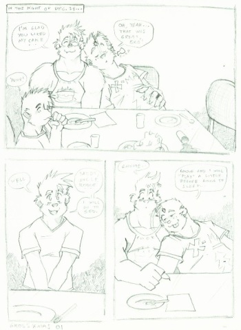 Gross comic xmas special cover