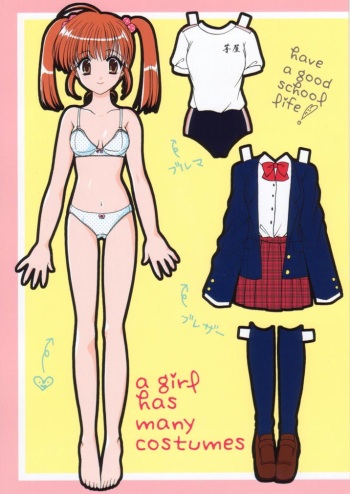 A Girl Has Many Costumes cover