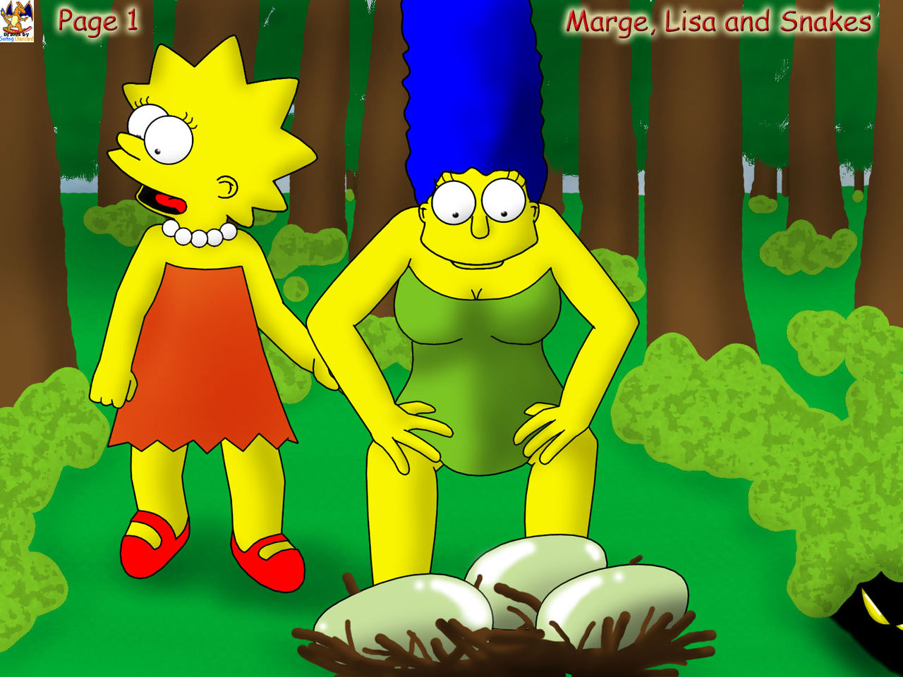 Simpsons - Snakes page 1 full