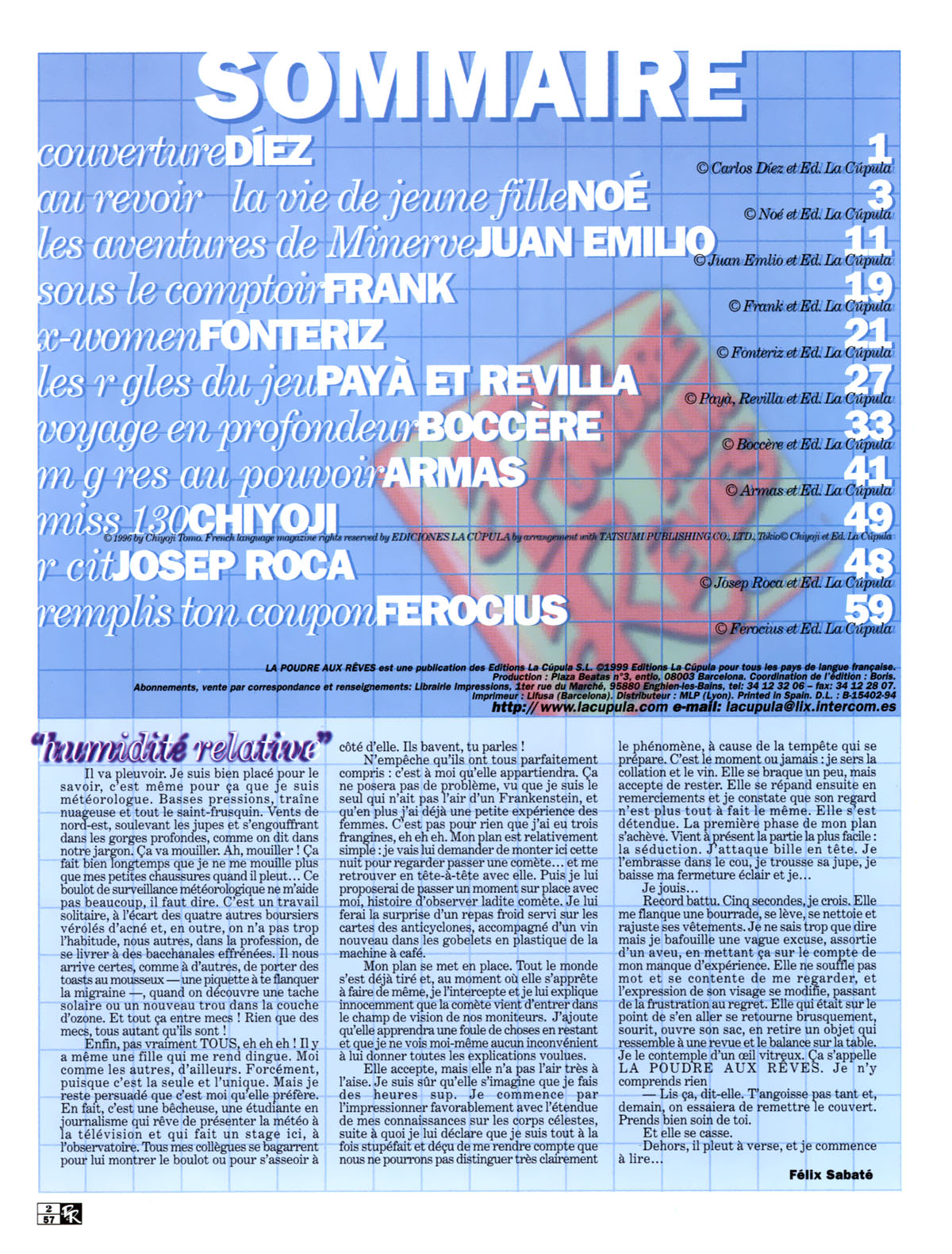 La poudre aux r&ecirc;ves  57 page 2 full