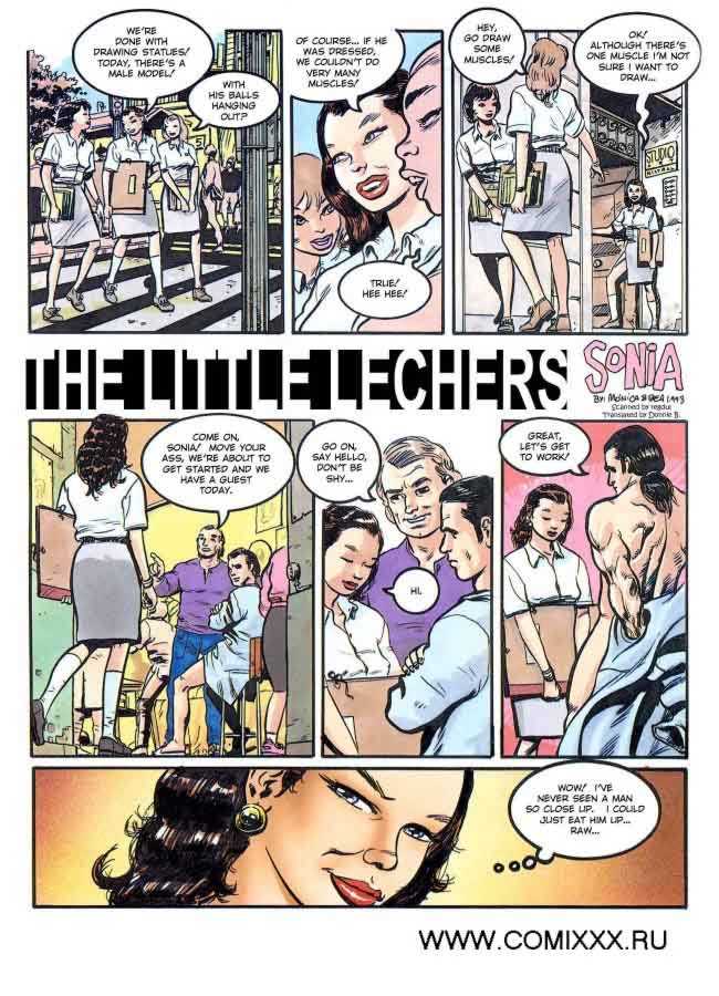 The Little Lechers - Sonia page 1 full