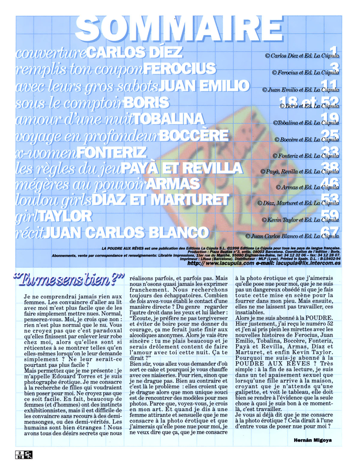 La poudre aux r&ecirc;ves  52 page 2 full