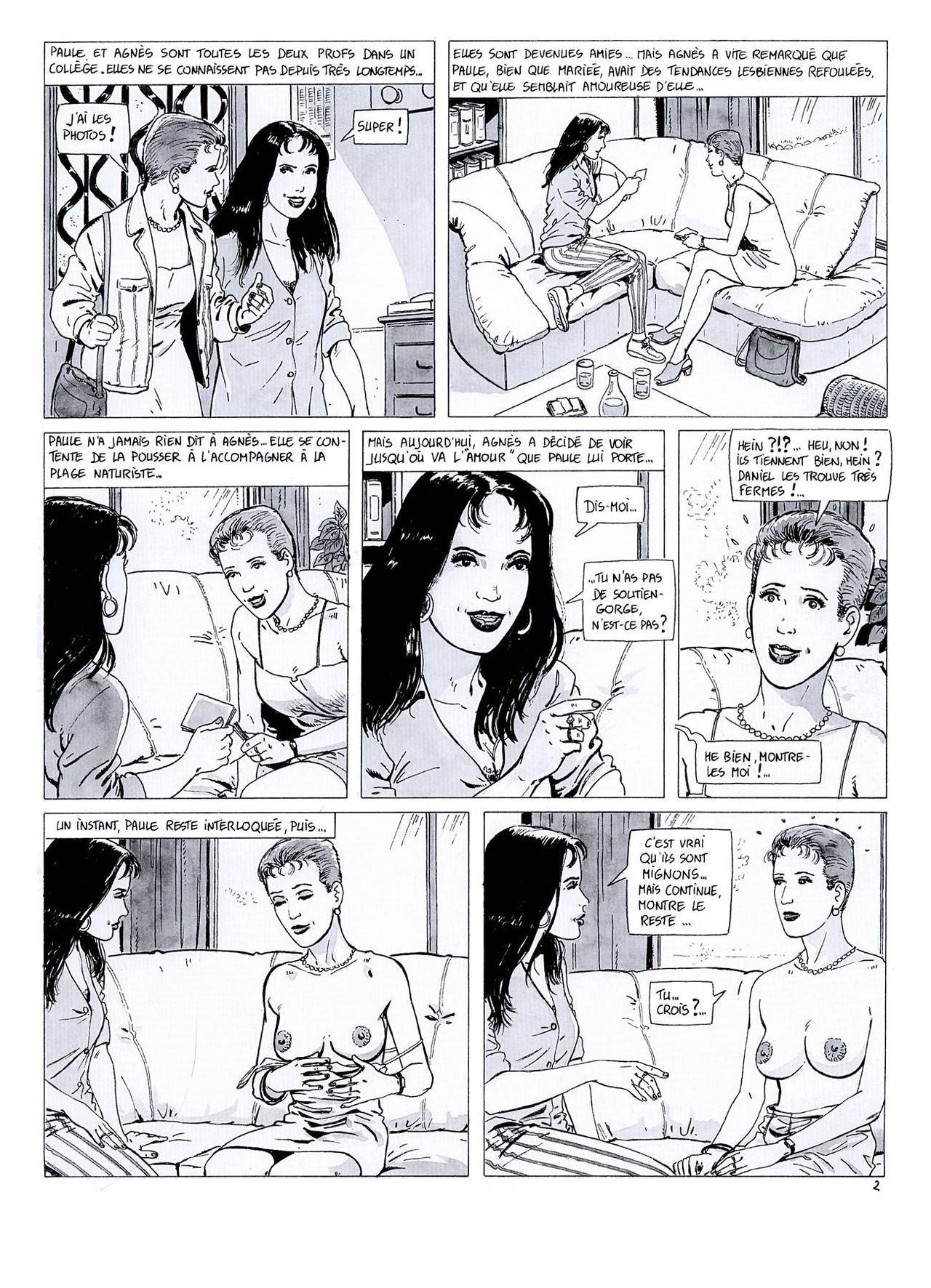 Paule et Agnès, Jeux Pervers à Trois page 3 full