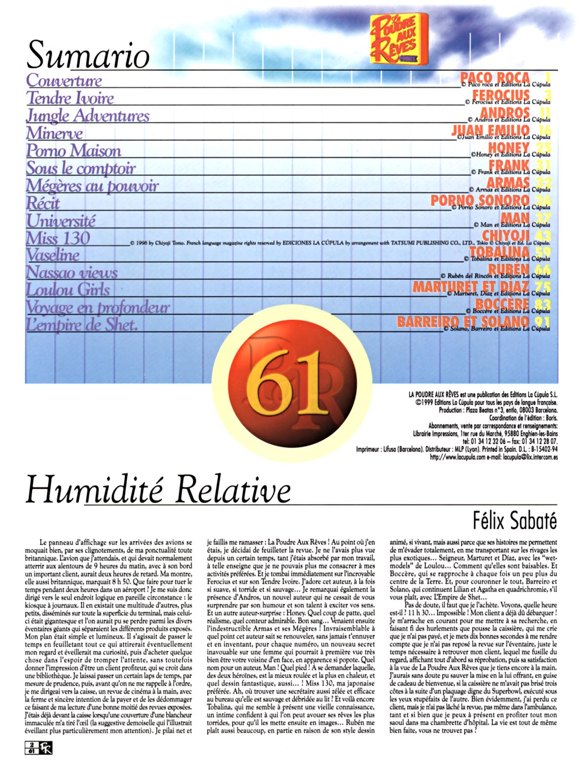La poudre aux r&ecirc;ves  61 page 2 full