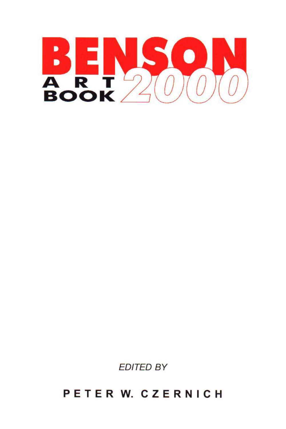 Benson - Art Book 2000 page 2 full