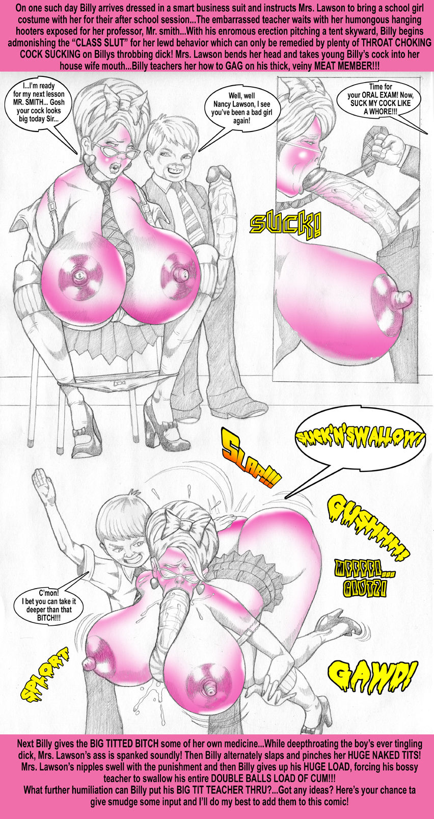 Big Tit Bitch Teacher! - Black Mailed!!! page 3 full