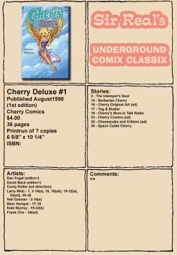 Cherry Deluxe #1 ENG