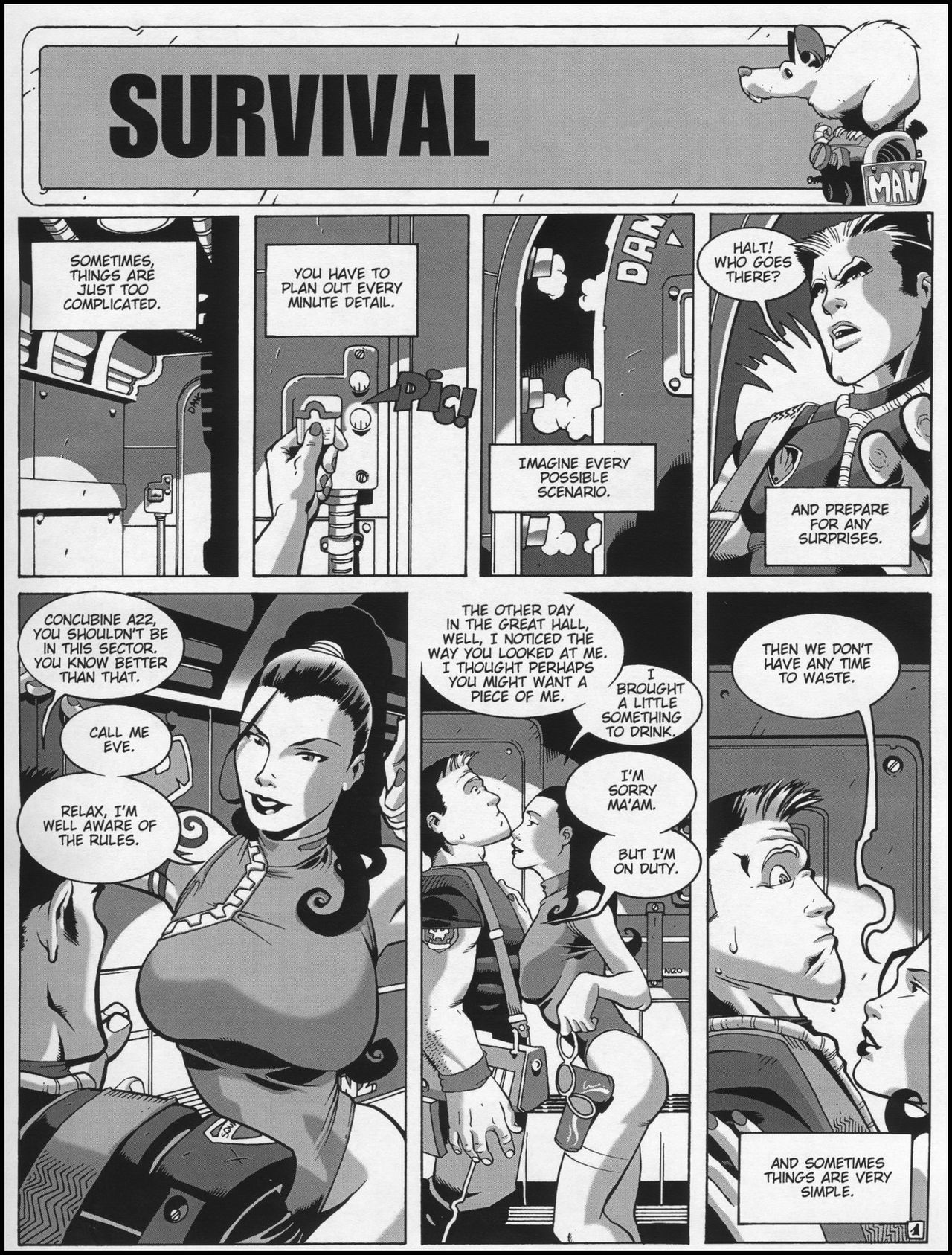 Flesh &amp; Metal - Volume #1 page 3 full