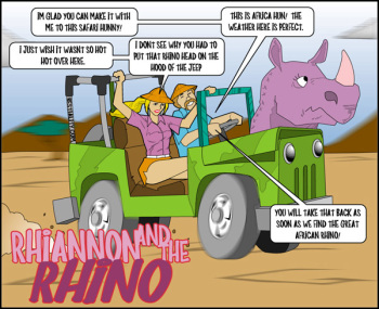 Rhiannon and the Rhino cover