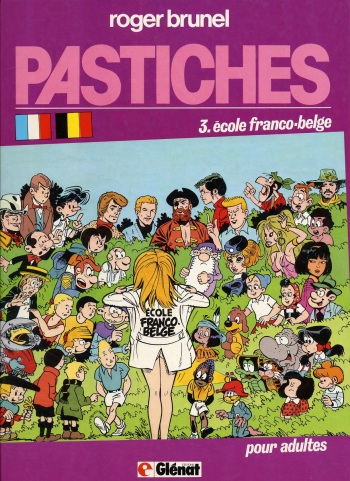 Pastiches 3 - école franco-belge cover
