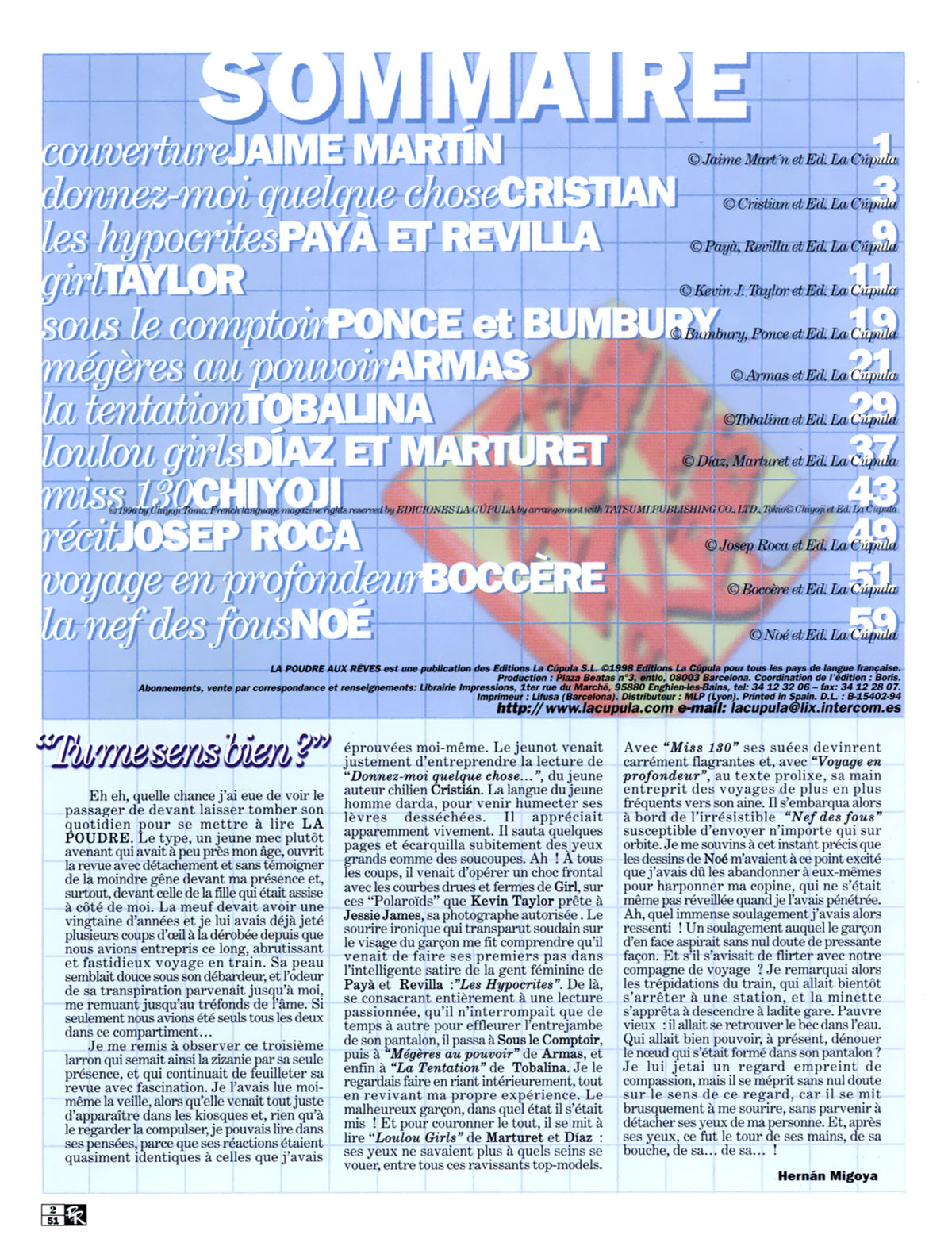La poudre aux r&ecirc;ves  51 page 2 full