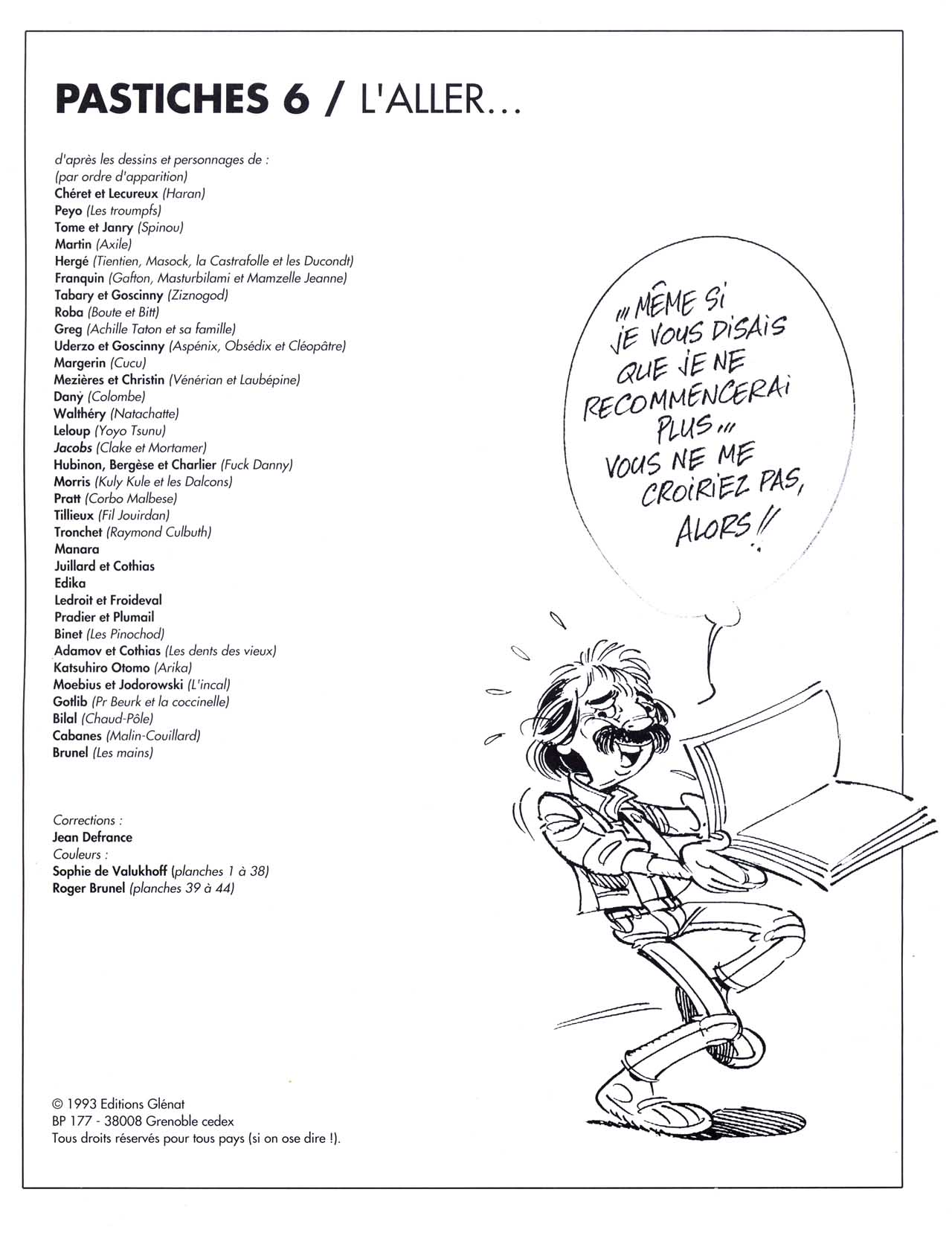 Pastiches 6 - L'aller page 3 full