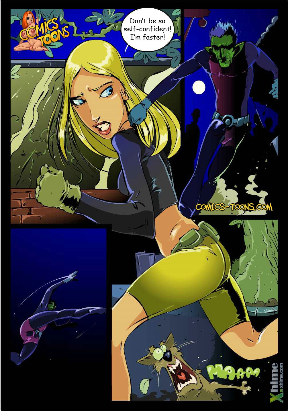 Terra and Beast Boy page 4 full
