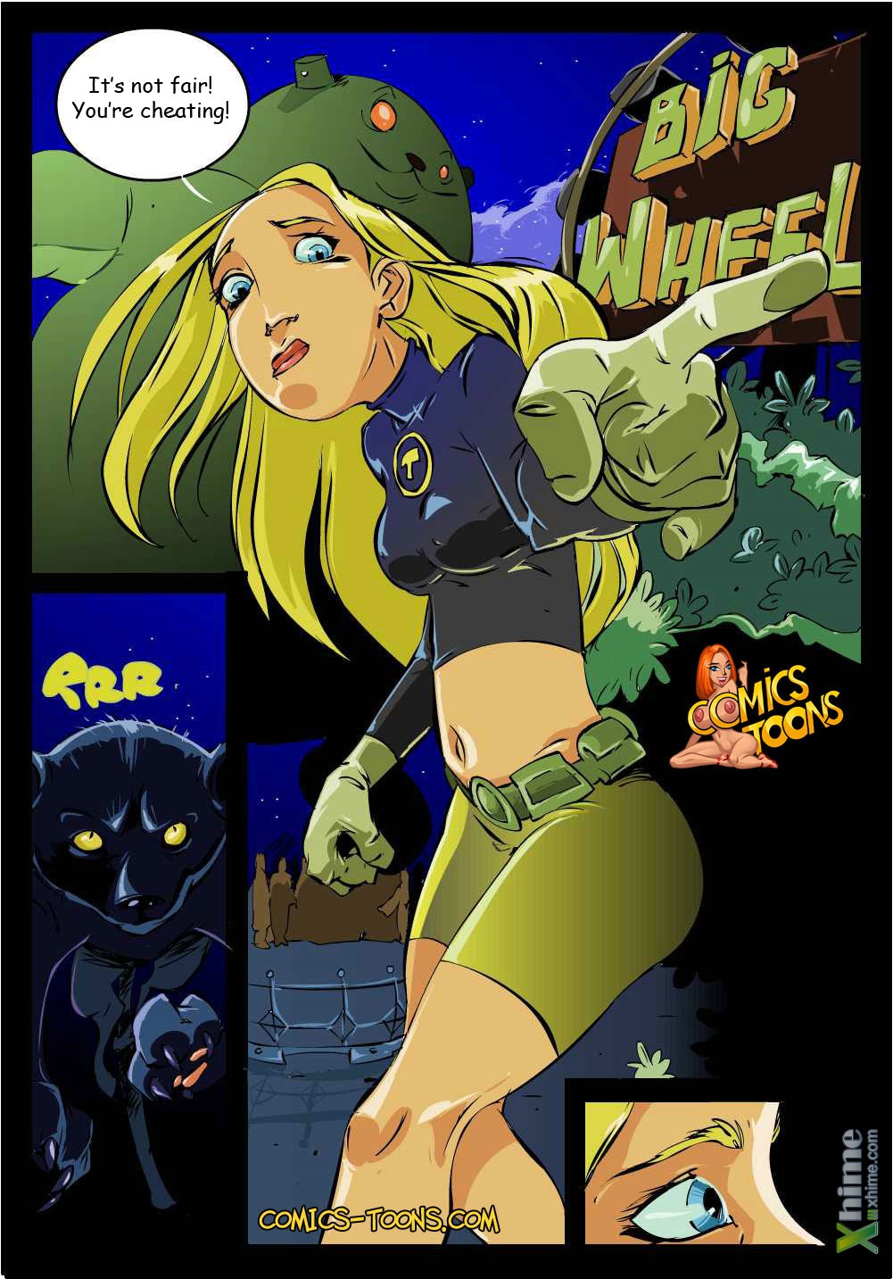 Terra and Beast Boy page 6 full