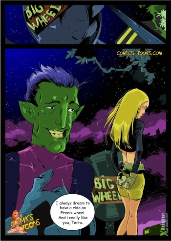 Terra and Beast Boy cover