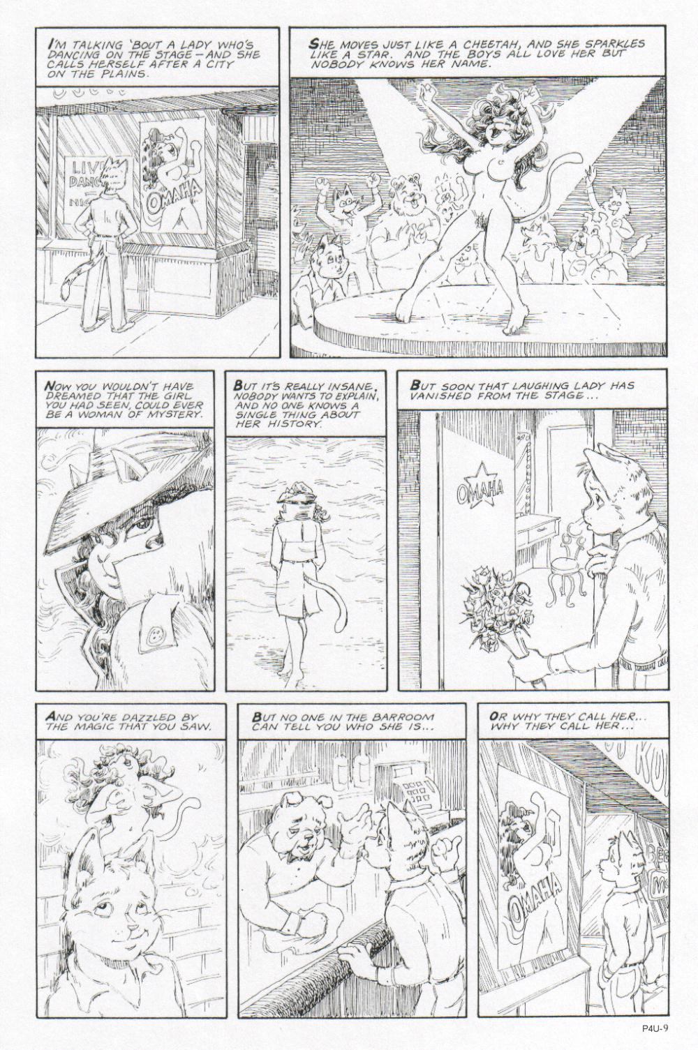 Omaha the Cat Dancer - Volume #3 page 9 full