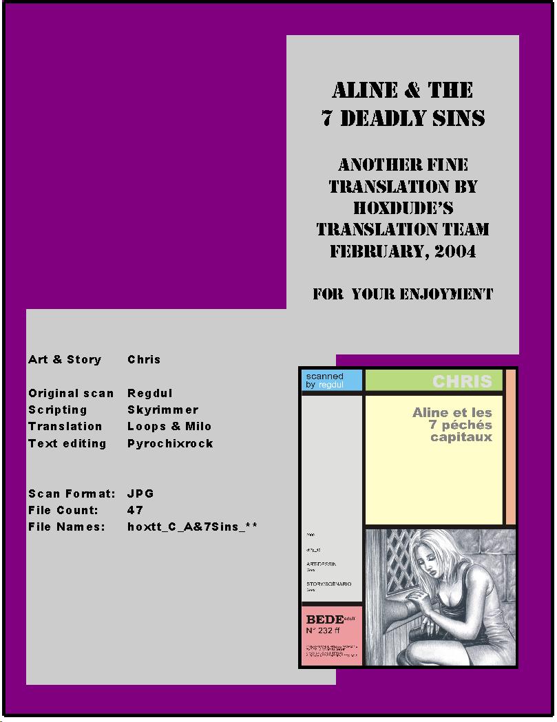 Aline &amp; The 7 Deadly Sins page 1 full