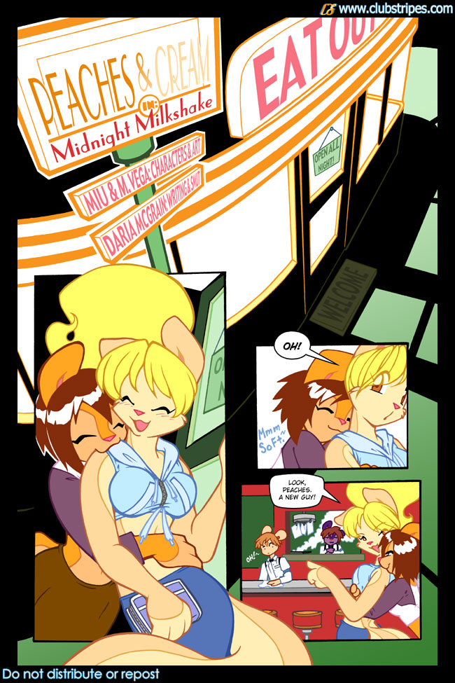 Peaches and Cream: Midnight Milkshake page 1 full
